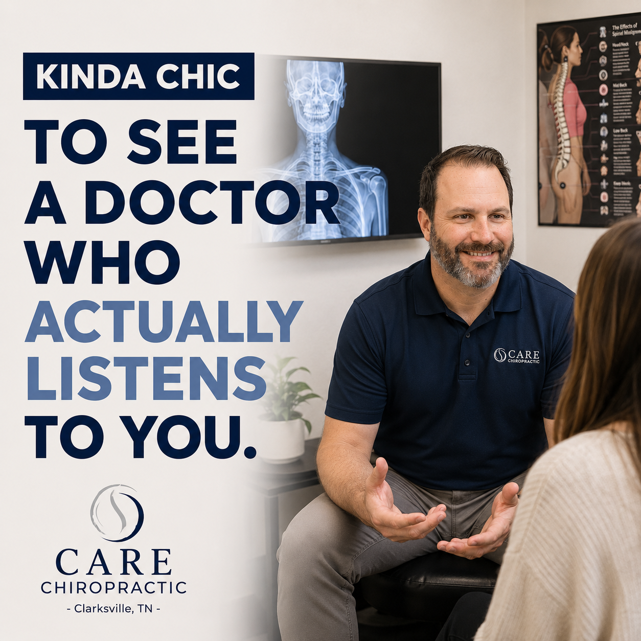 Care Chiropractic in Clarksville, TN – a chiropractor who listens to patients